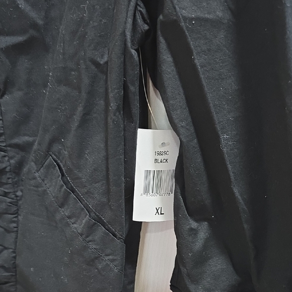 Black Ruffled Women's Jacket - Picture 13 of 13